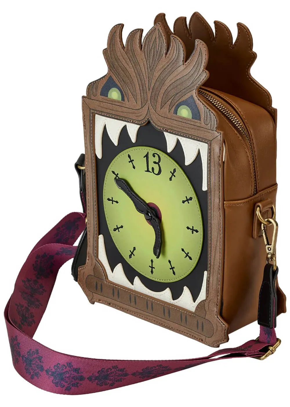 Loungefly Disney Haunted Mansion Clock Crossbody Bag