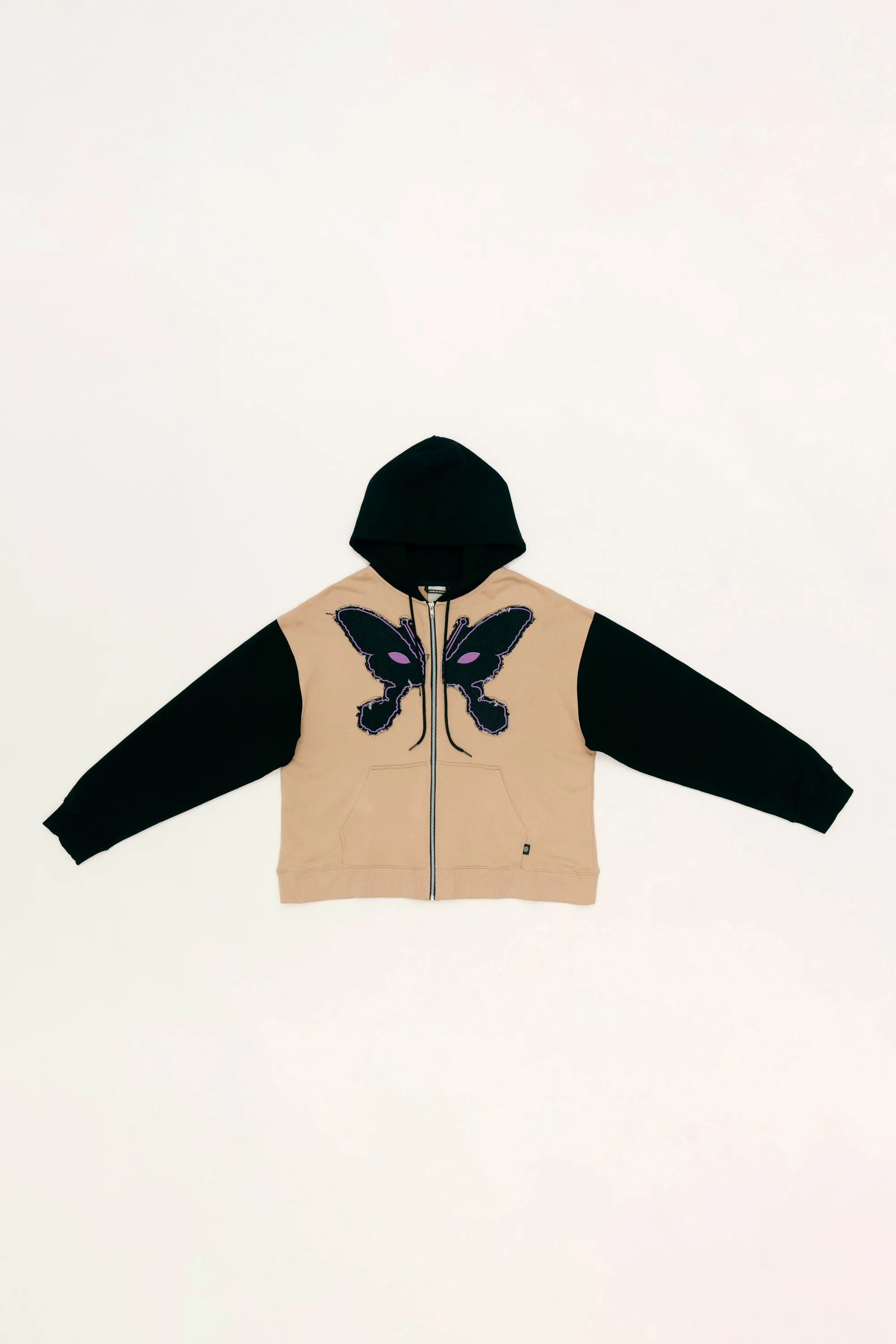 MAGICAL DOOR CONTRAST HOODED ZIP THRU