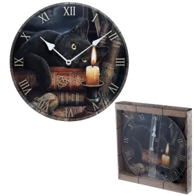 Magical Witching Hour Cat Lisa Parker Design Wall Clock CKP79