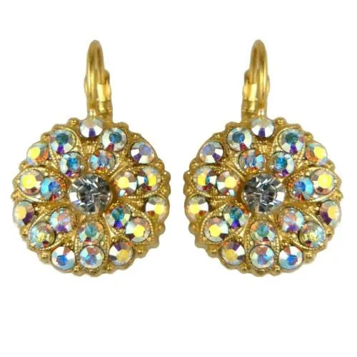 Mariana Handmade Swarovski Crystal Earrings Gold 1029 001AB Clear