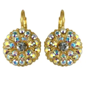 Mariana Handmade Swarovski Crystal Earrings Gold 1029 001AB Clear