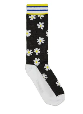 Marni Logo Detailed Floral Motif Socks