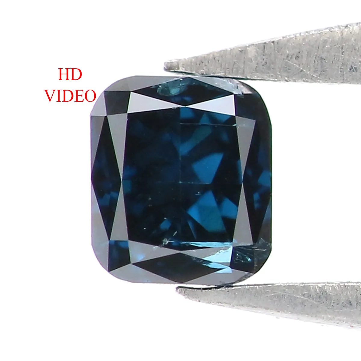 Natural Loose Cushion Blue Color Diamond 0.16 CT 3.10 MM Cushion Shape Rose Cut Diamond L5799