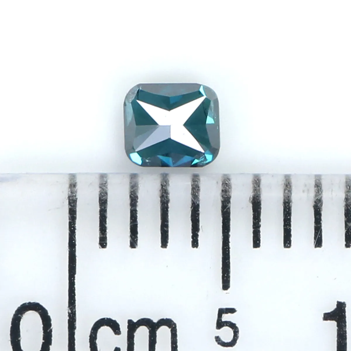 Natural Loose Cushion Blue Color Diamond 0.16 CT 3.10 MM Cushion Shape Rose Cut Diamond L5799