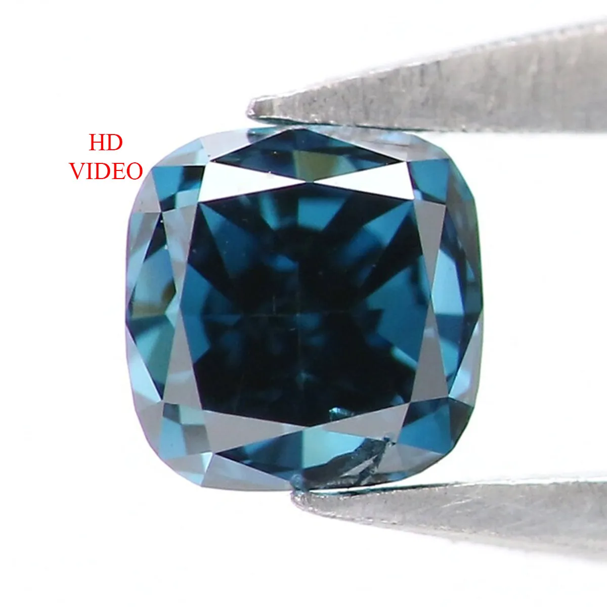 Natural Loose Cushion Blue Color Diamond 0.22 CT 3.10 MM Cushion Shape Rose Cut Diamond L5922