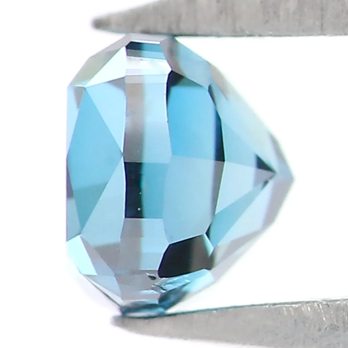 Natural Loose Cushion Blue Color Diamond 0.22 CT 3.10 MM Cushion Shape Rose Cut Diamond L5922