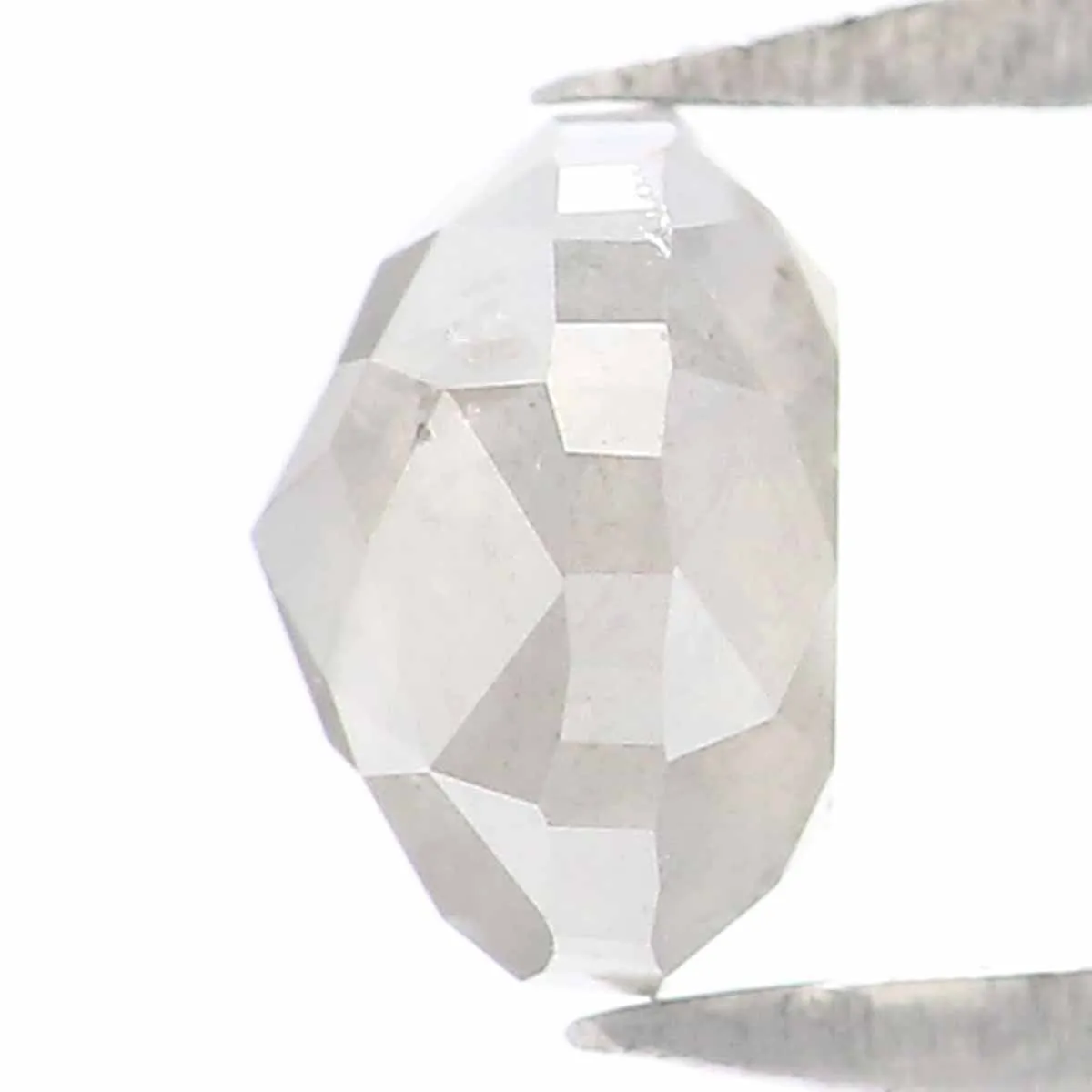 Natural Loose Cushion Gray Color Diamond 0.52 CT 4.60 MM Cushion Shape Rose Cut Diamond L5087