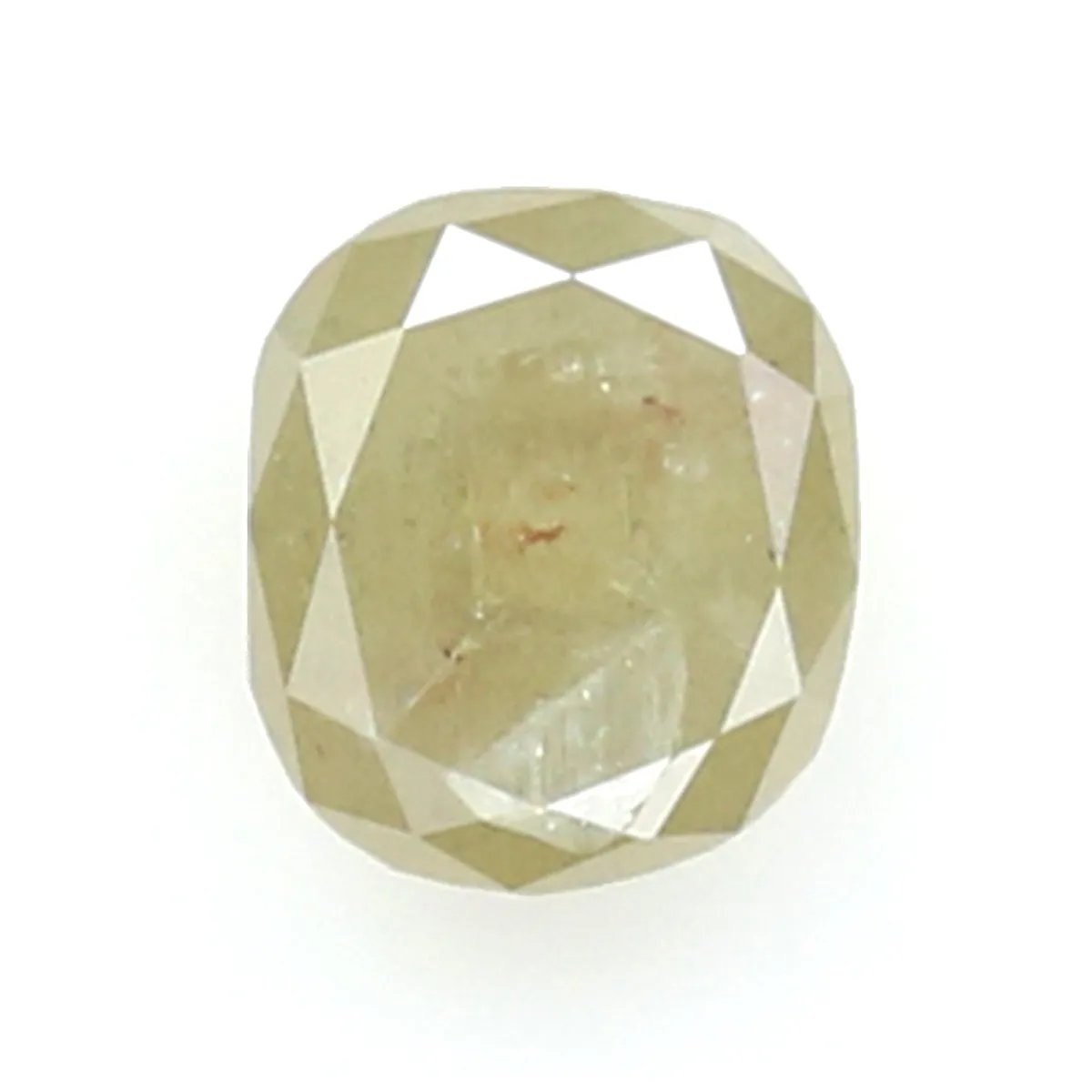 Natural Loose Cushion Grey Color Diamond 0.34 CT 4.50 MM Cushion Shape Rose Cut Diamond KR1274