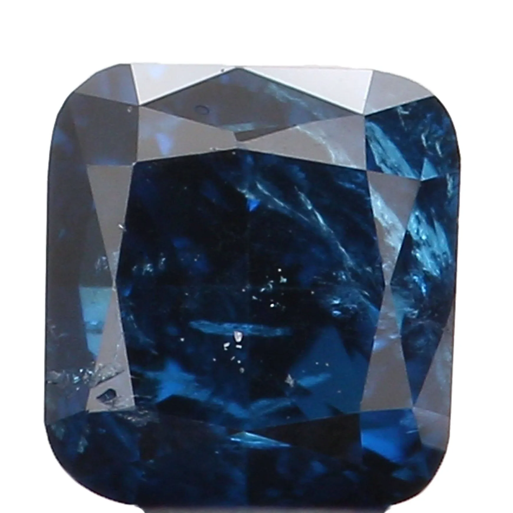 Natural Loose Diamond Cushion Blue Color I1 Clarity 3.20 MM 0.22 Ct KR978