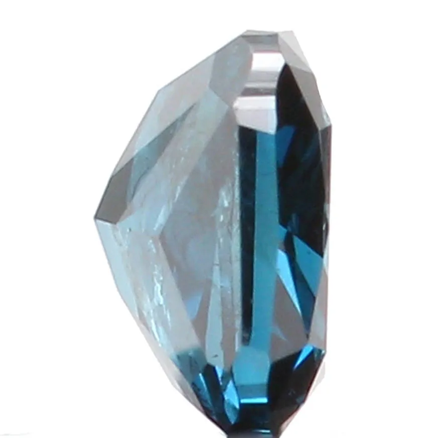 Natural Loose Diamond Cushion Blue Color SI2 Clarity 2.90 MM 0.11 Ct KR821