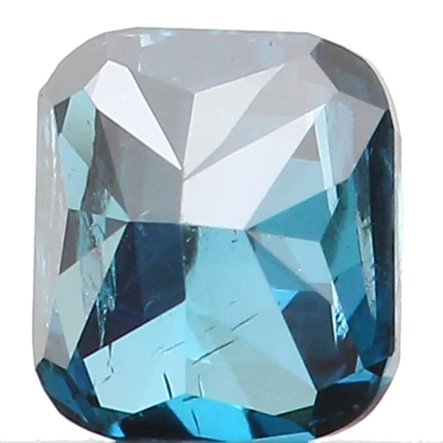 Natural Loose Diamond Cushion Blue Color SI2 Clarity 2.90 MM 0.11 Ct KR821