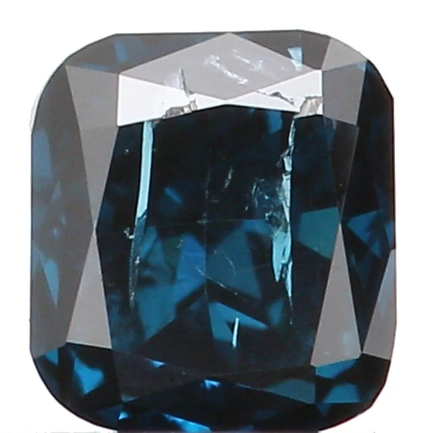 Natural Loose Diamond Cushion Blue Color SI2 Clarity 2.90 MM 0.11 Ct KR821