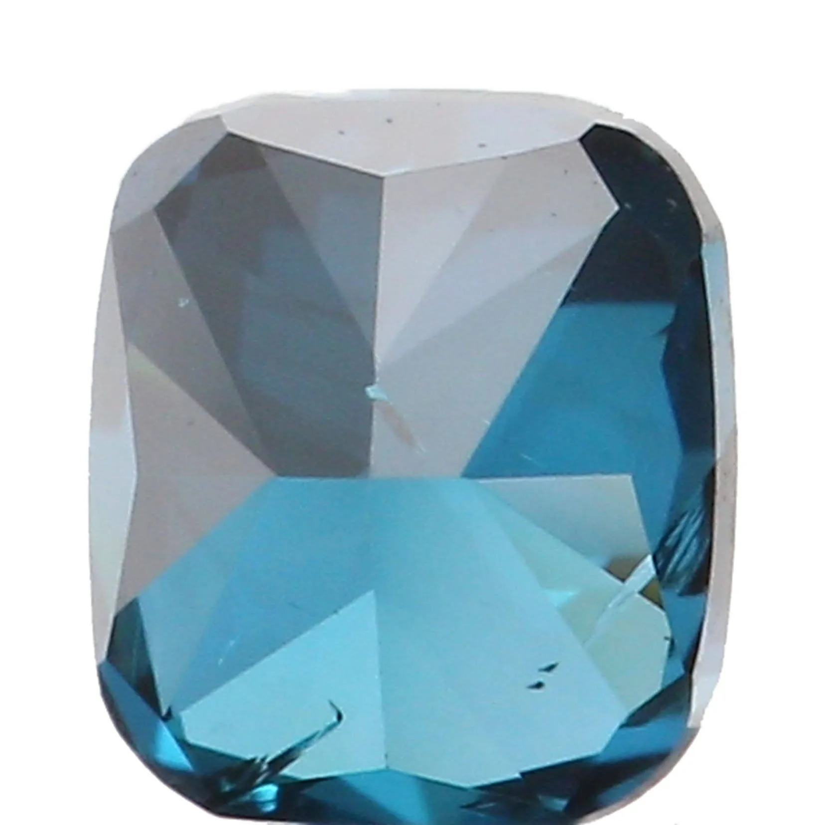 Natural Loose Diamond Cushion Blue Color SI2 Clarity 3.10 MM 0.15 Ct KR979