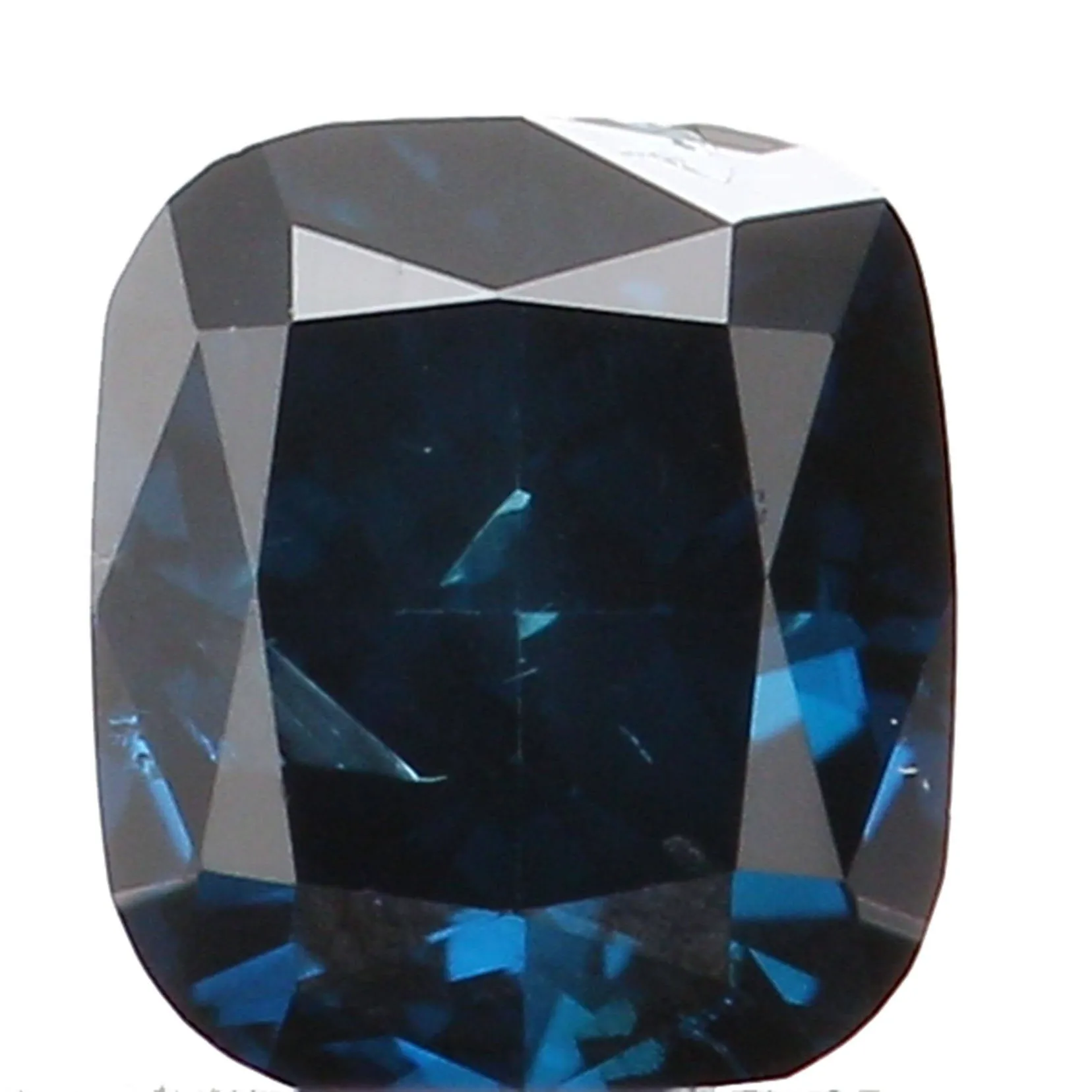 Natural Loose Diamond Cushion Blue Color SI2 Clarity 3.10 MM 0.15 Ct KR979