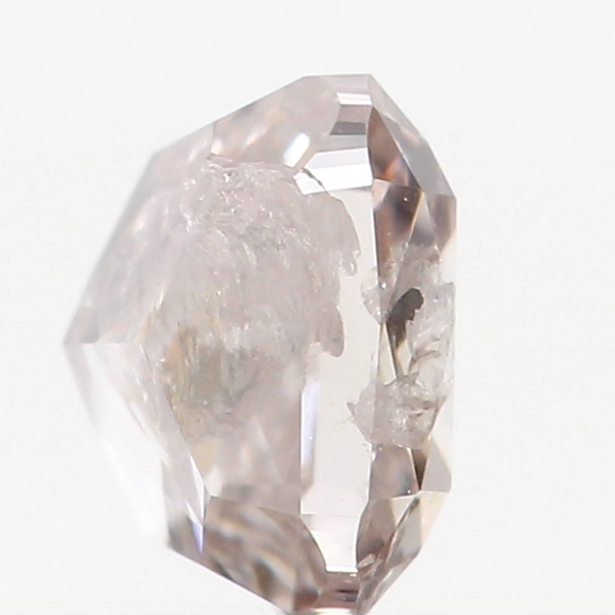 Natural Loose Diamond Cushion Brown Color I1 Clarity 3.60 MM 0.32 Ct KR907