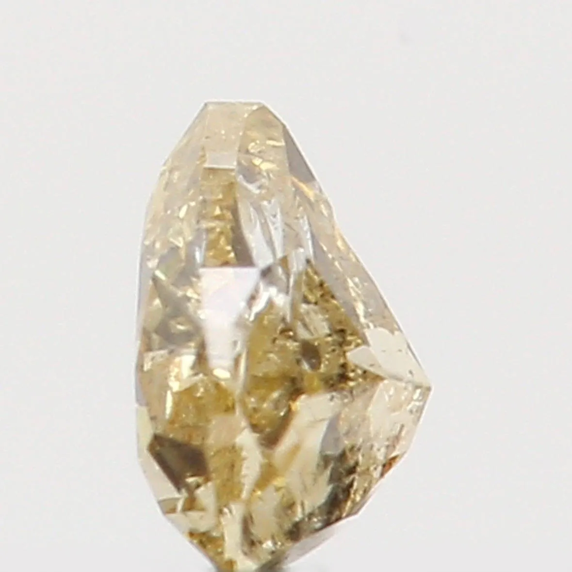 Natural Loose Diamond Heart Yellow Color I2 Clarity 3.00 MM 0.09 Ct KR764