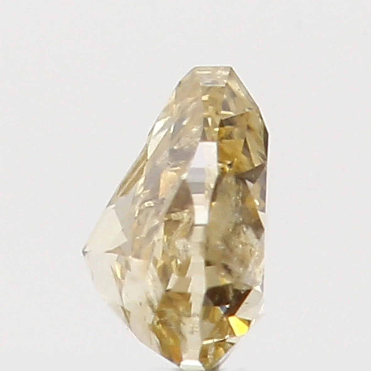 Natural Loose Diamond Heart Yellow Color I2 Clarity 3.00 MM 0.09 Ct KR764