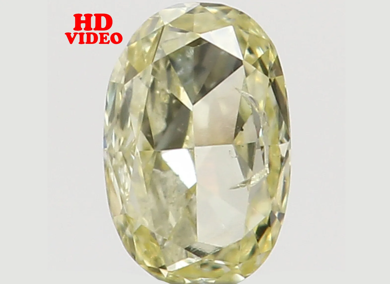 Natural Loose Diamond Oval Yellow Color SI1 Clarity 3.50 MM 0.11 Ct L6533