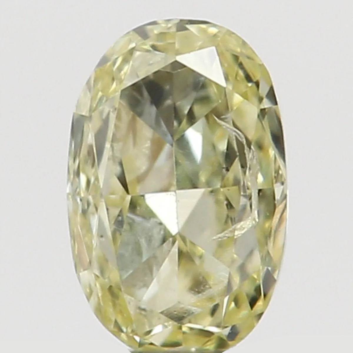 Natural Loose Diamond Oval Yellow Color SI1 Clarity 3.50 MM 0.11 Ct L6533