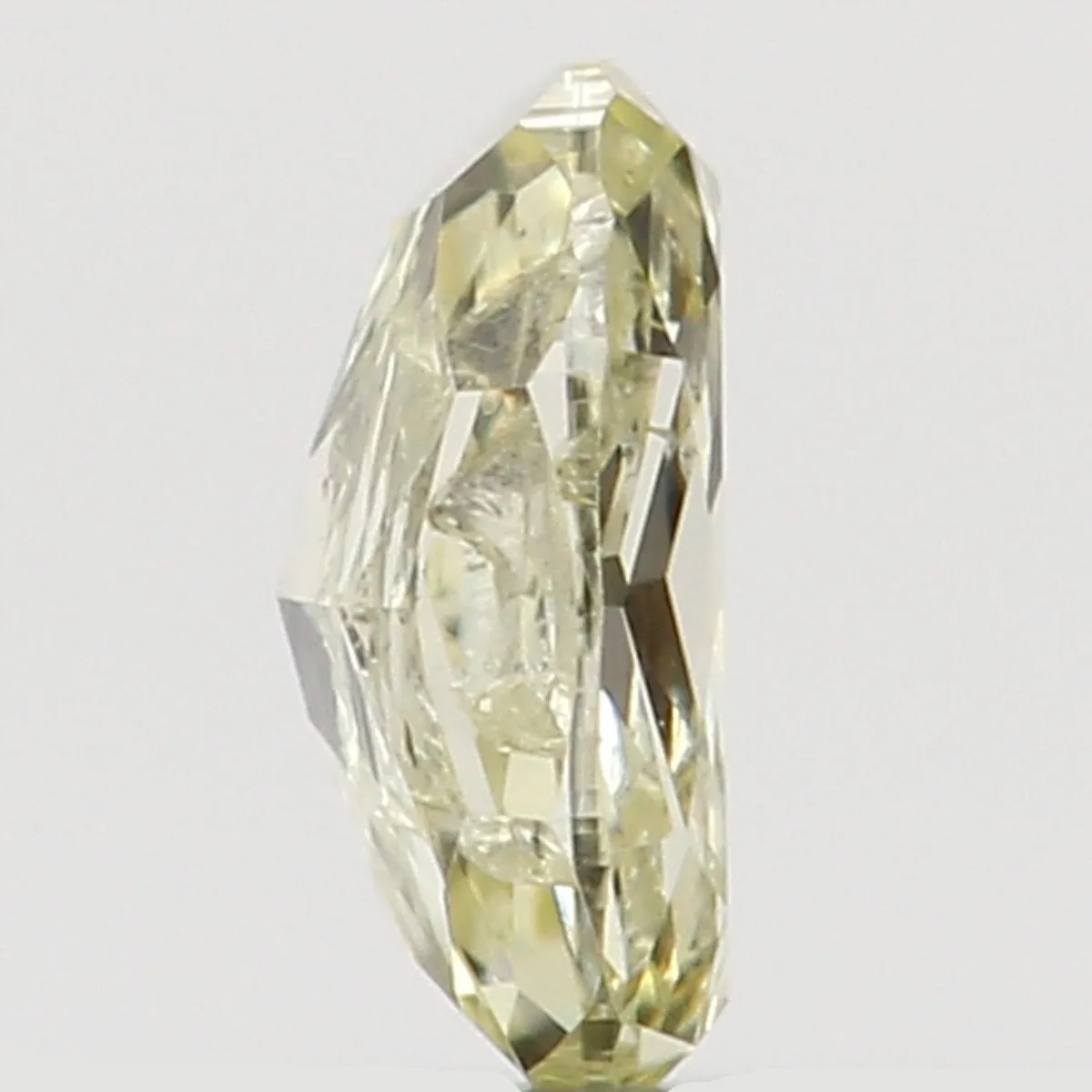 Natural Loose Diamond Oval Yellow Color SI1 Clarity 3.50 MM 0.11 Ct L6533