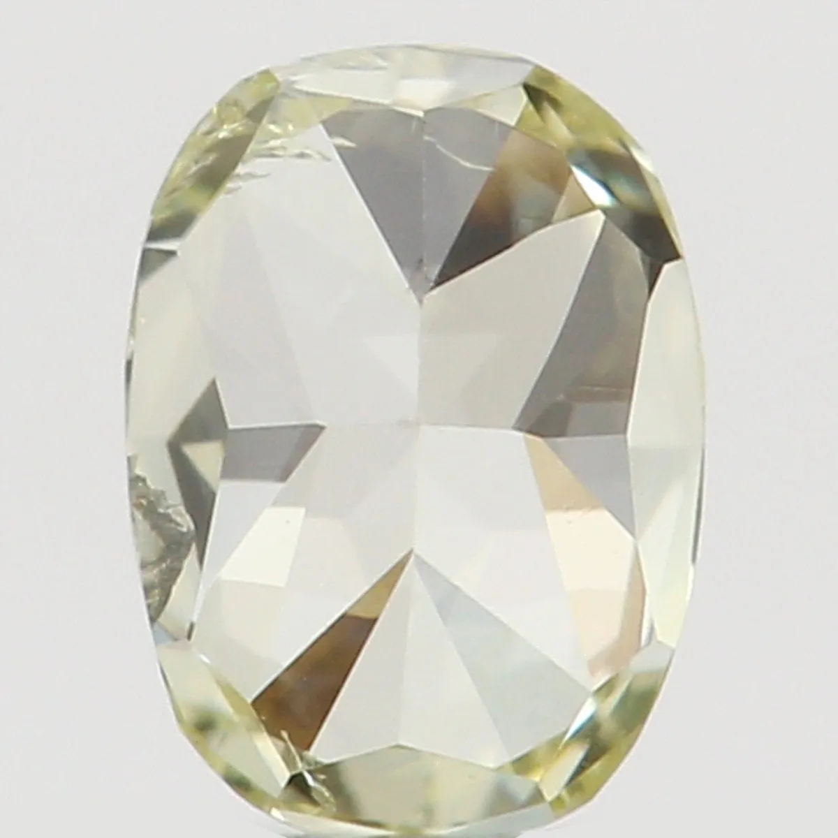 Natural Loose Diamond Oval Yellow Color SI1 Clarity 3.70 MM 0.15 Ct L6474