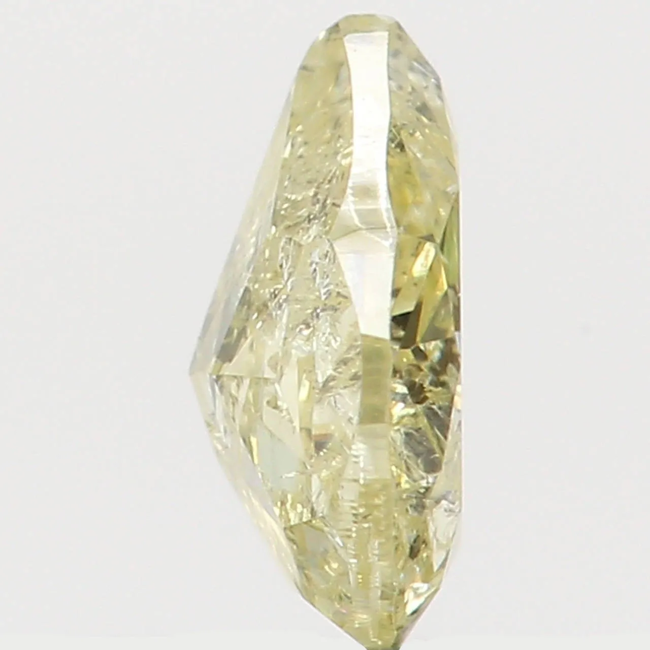 Natural Loose Diamond Pear Yellow Color I2 Clarity 4.40 MM 0.21 Ct L5588