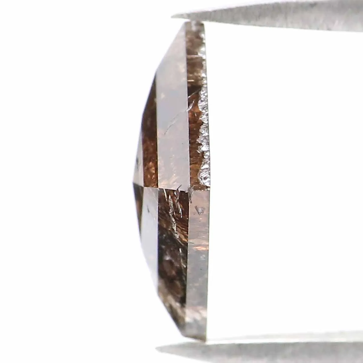 Natural Loose Kite Diamond Brown Color 0.90 CT 6.30 MM Kite Shape Rose Cut Diamond KR1816