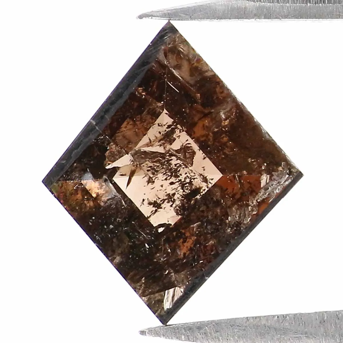 Natural Loose Kite Diamond Brown Color 0.90 CT 6.30 MM Kite Shape Rose Cut Diamond KR1816