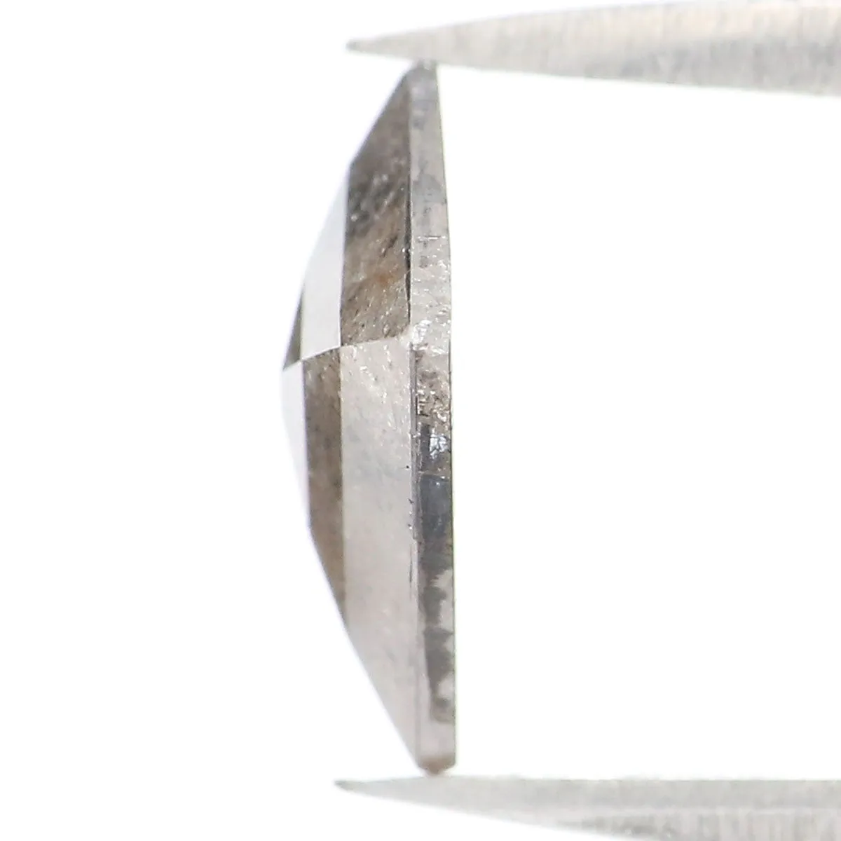 Natural Loose Kite Salt And Pepper Diamond Grey Color 1.05 CT 7.70 MM Kite Shape Rose Cut Diamond L6350