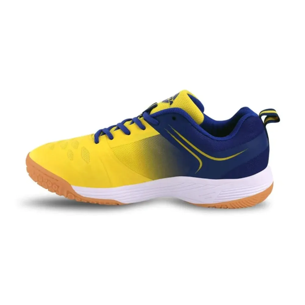 Nivia HY-Court 2.0 Badminton Shoe (Yellow/Blue)