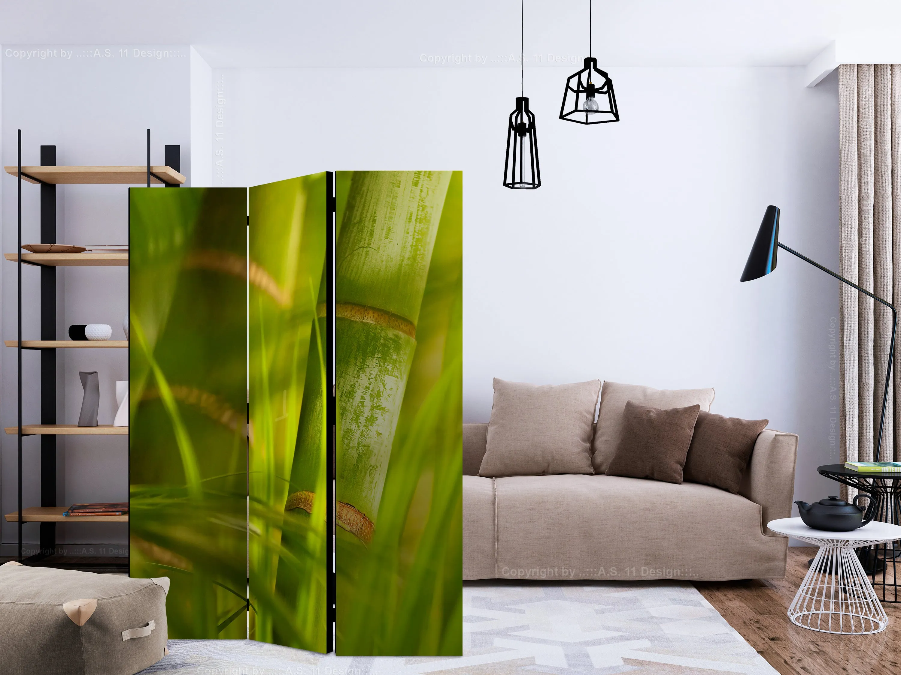 Paravento bamboo nature zen [Room Dividers]