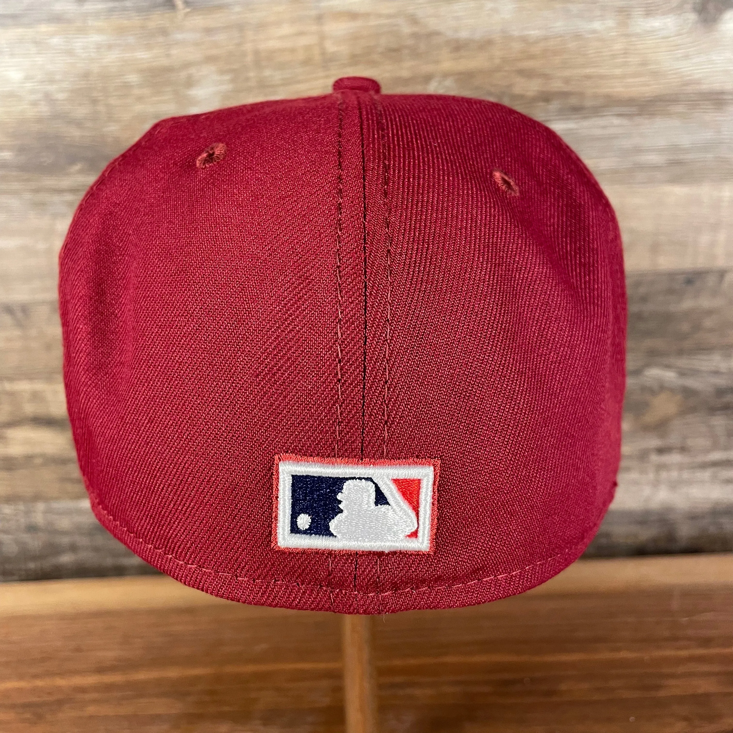 Philadelphia Phillies Cooperstown Patch Up 1980 World Series Side Patch Gray Bottom 9Fifty Maroon Fitted Cap