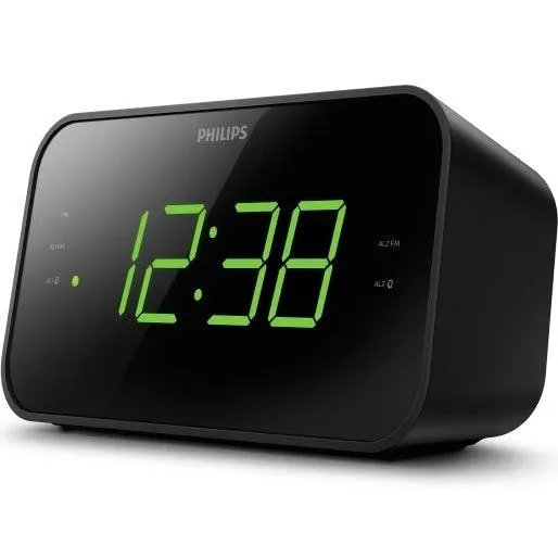 Philips Clock Radio Large Display FM Digital