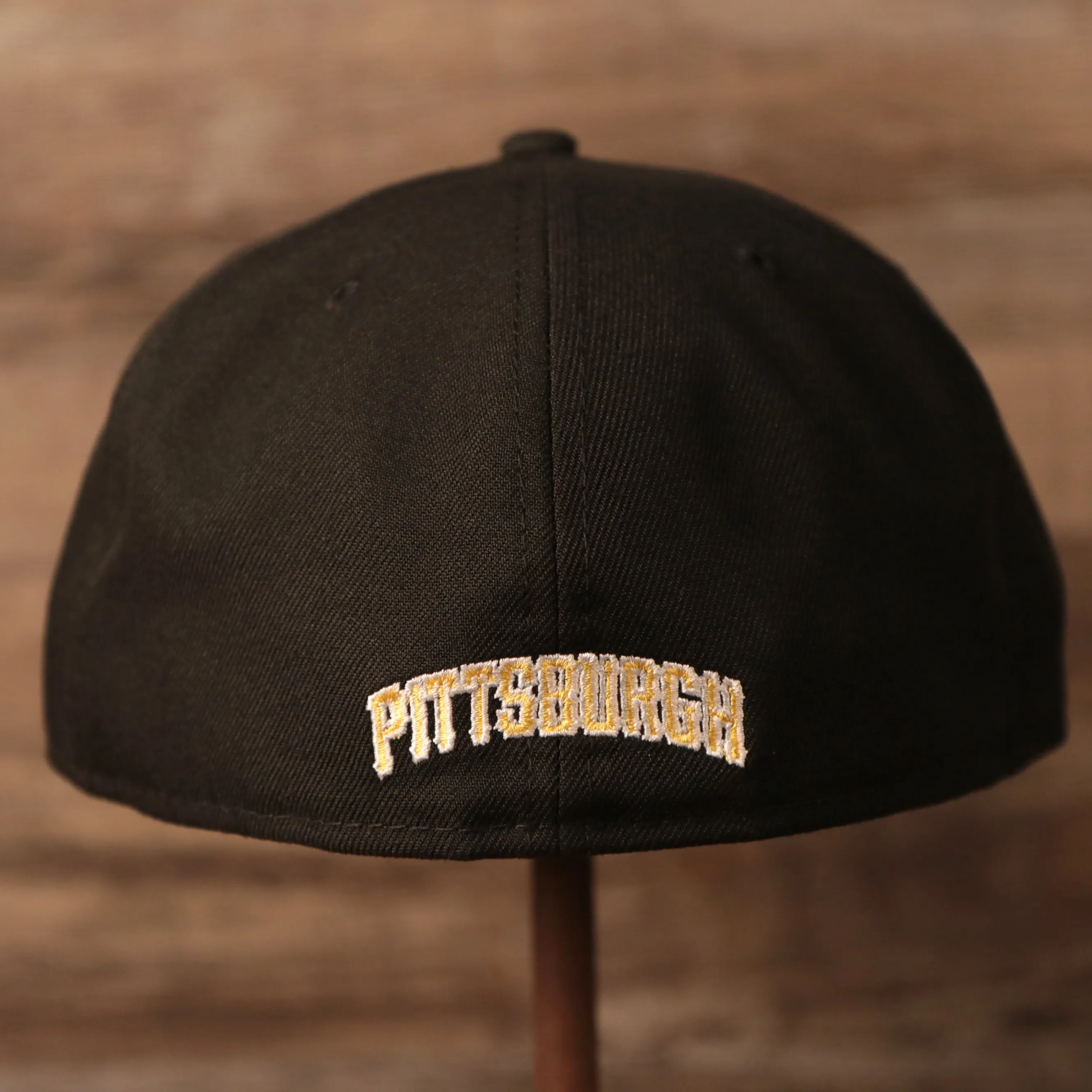 Pittsburgh Pirates Old English BURGH 59fifty Fitted Cap | Black Underbrim New Era Fitted Hat