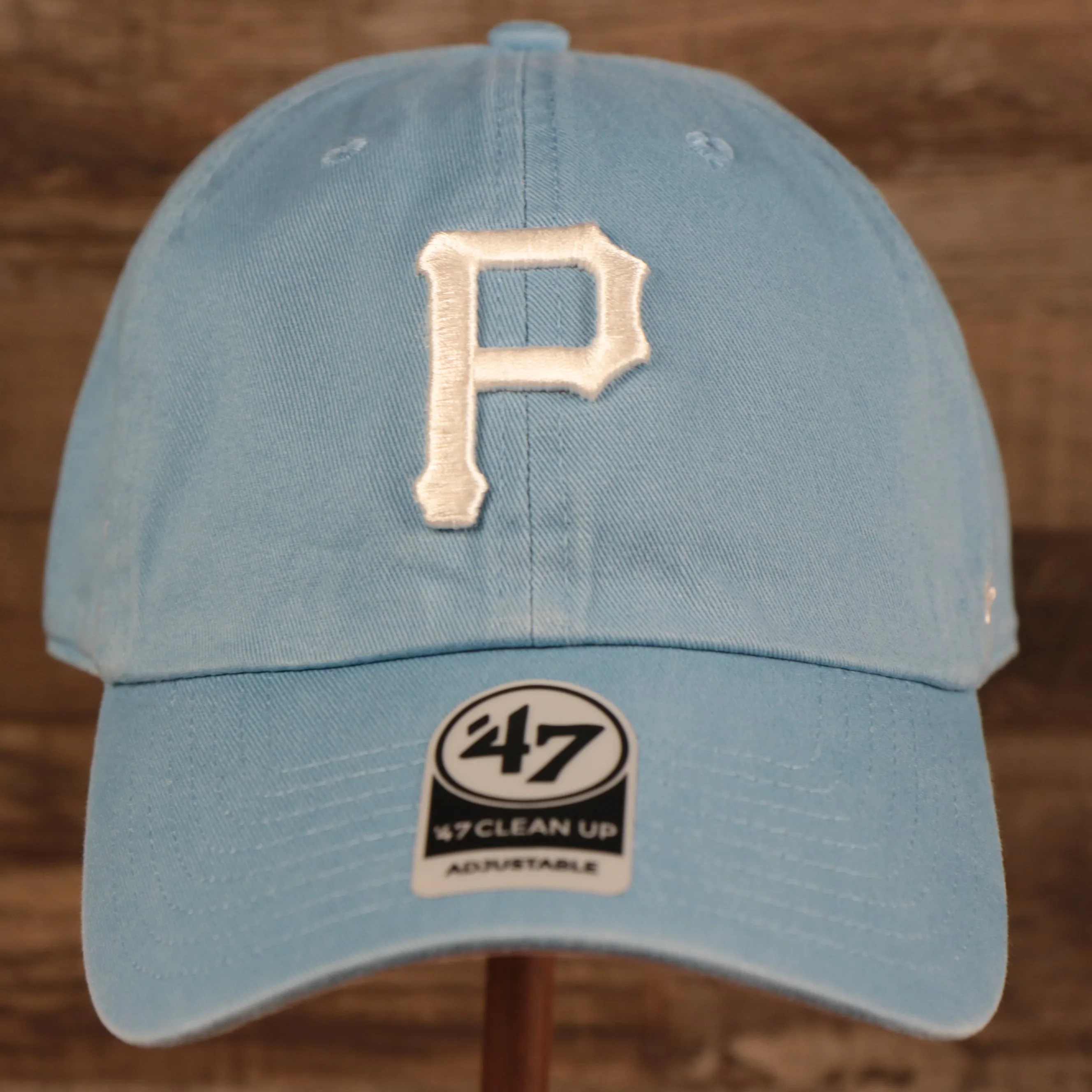 Pittsburgh Pirates Pink Bottom Icy Blue Clean Up Dad Hat