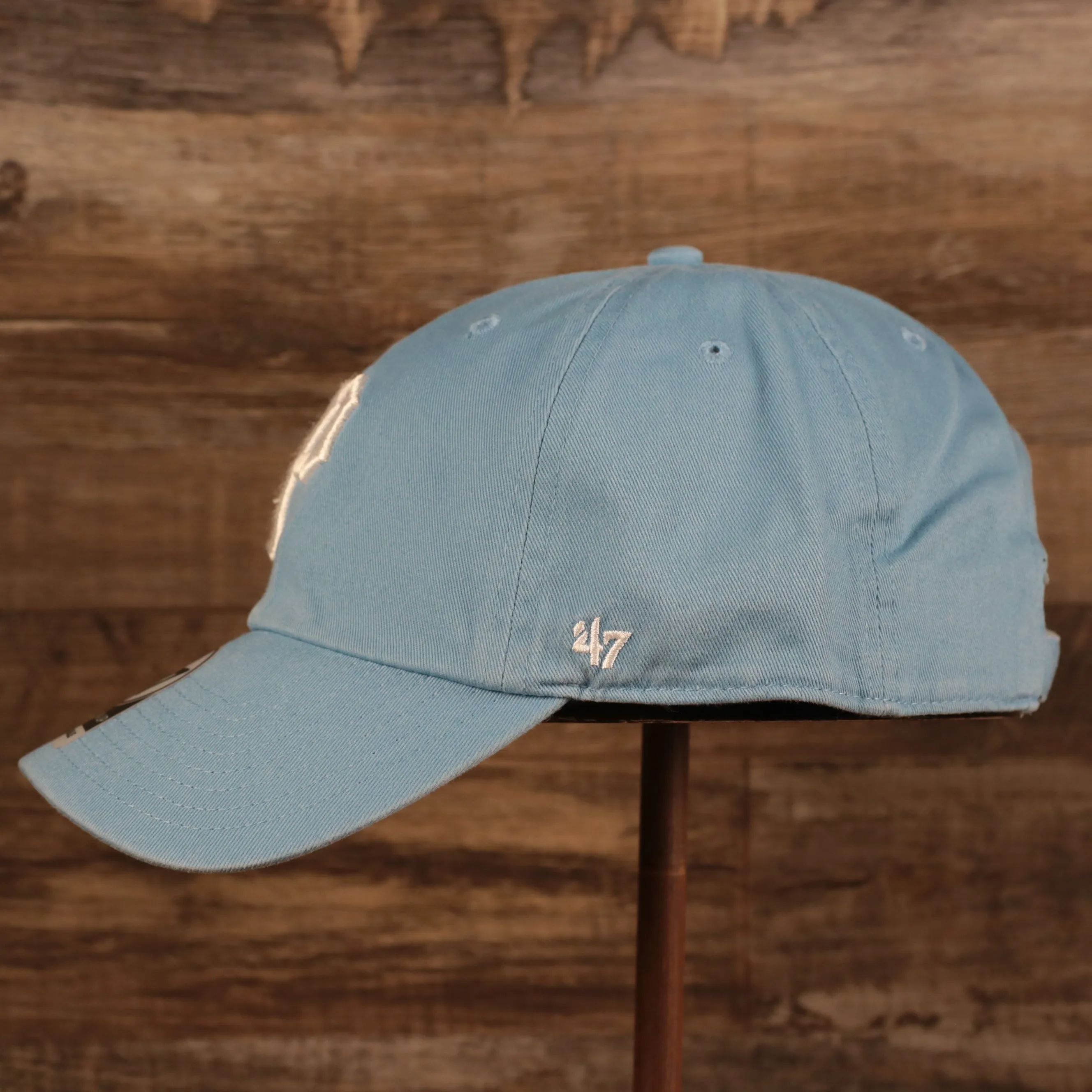 Pittsburgh Pirates Pink Bottom Icy Blue Clean Up Dad Hat