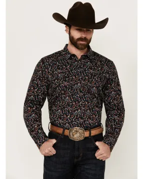 Product Name:  Cody James Men's Take Flight Paisley Print Long Sleeve Snap Western Shirt