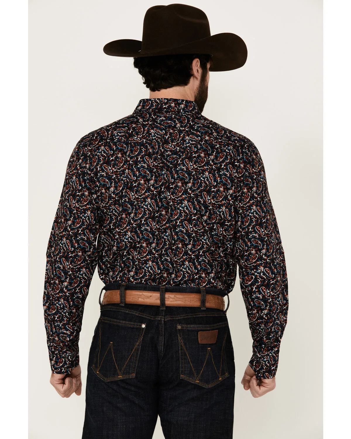 Product Name:  Cody James Men's Take Flight Paisley Print Long Sleeve Snap Western Shirt