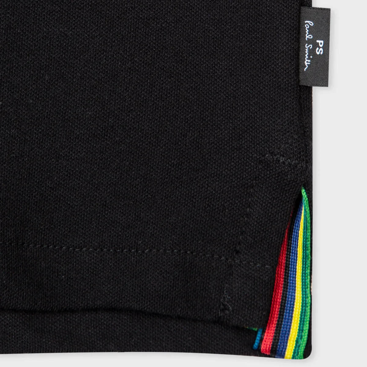 PS Paul Smith - Zip Neck Polo Shirt in Black