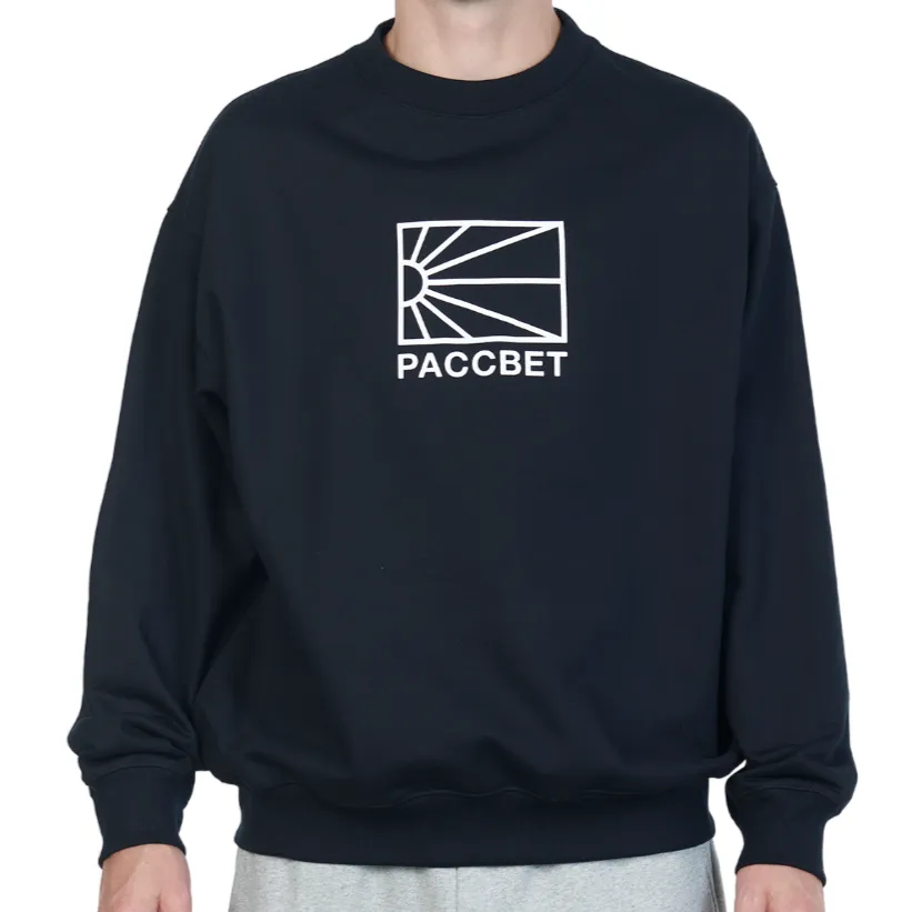 RASSVET LOGO SWEATSHIRT KNIT // BLACK