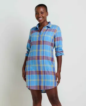 Re-Form Flannel Shirtdress