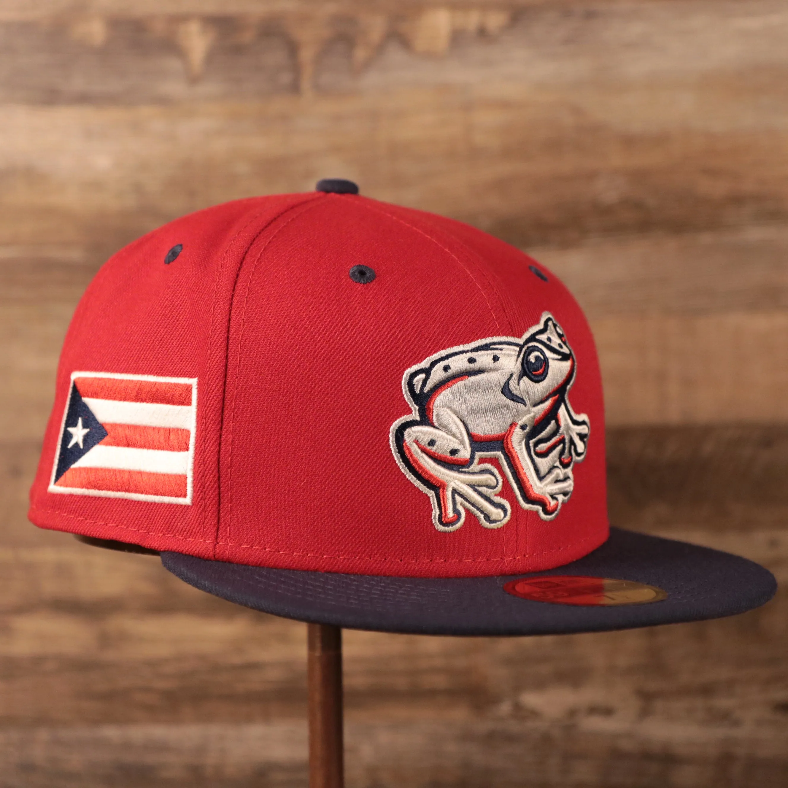 Red Coqui Fitted 59Fifty Cap | MILB Copa Hats | Lehigh Valley Iron Pigs 5950