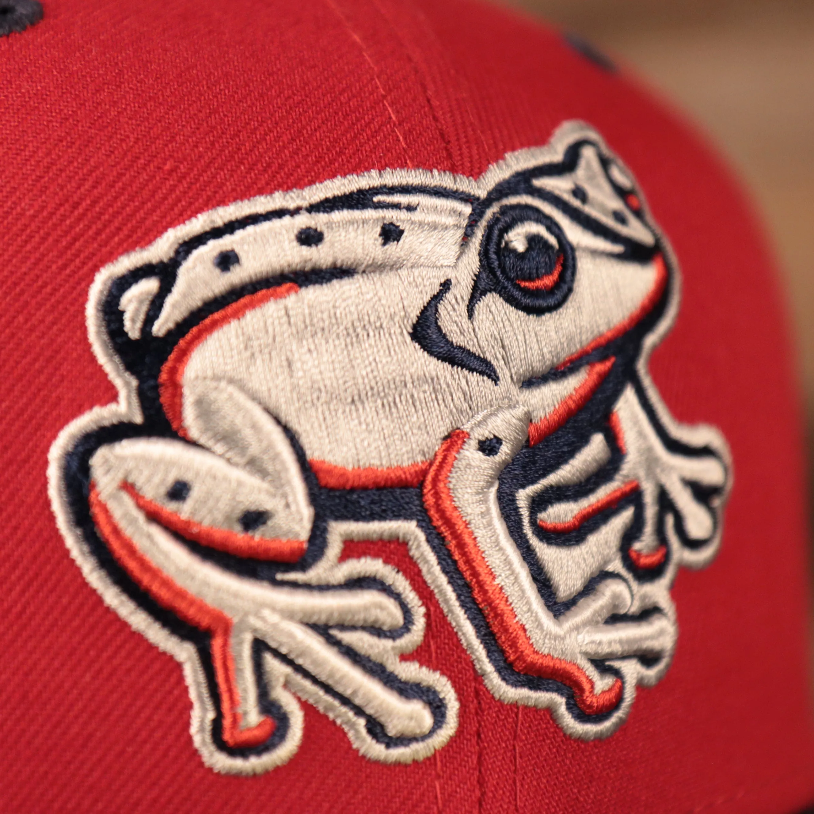 Red Coqui Fitted 59Fifty Cap | MILB Copa Hats | Lehigh Valley Iron Pigs 5950