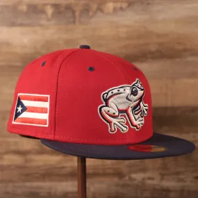 Red Coqui Fitted 59Fifty Cap | MILB Copa Hats | Lehigh Valley Iron Pigs 5950