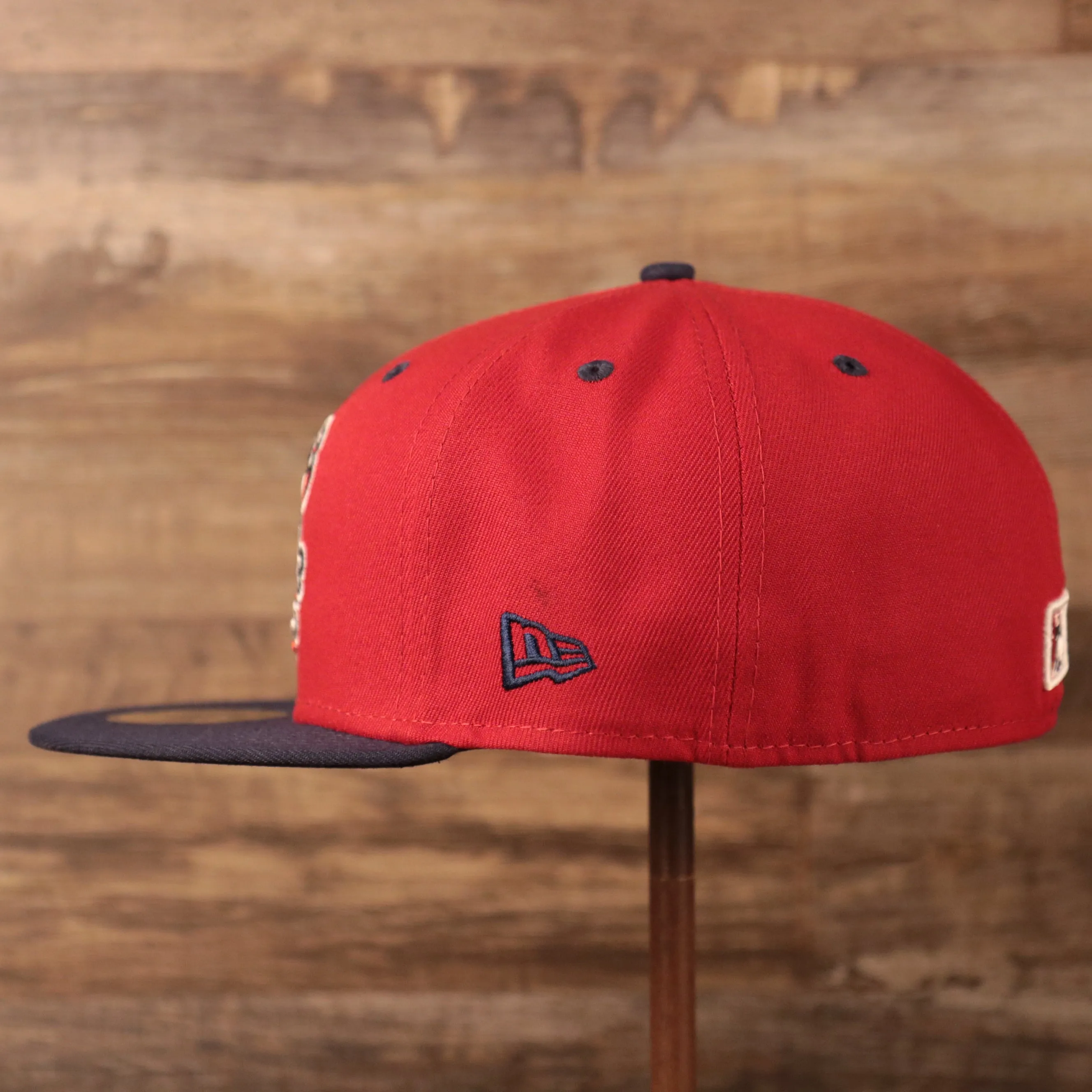 Red Coqui Fitted 59Fifty Cap | MILB Copa Hats | Lehigh Valley Iron Pigs 5950