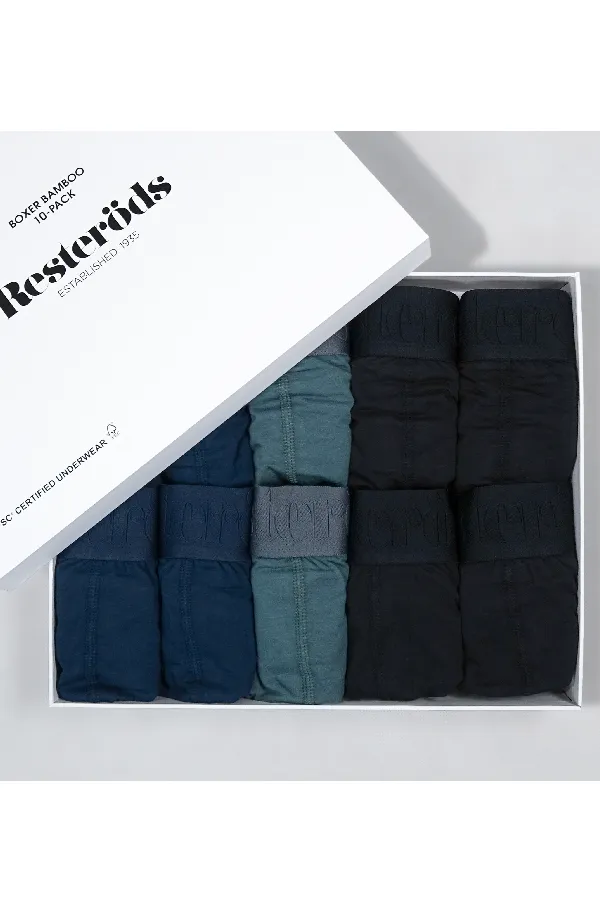 Resterds 10-Pack Bamboo Boxers Multi