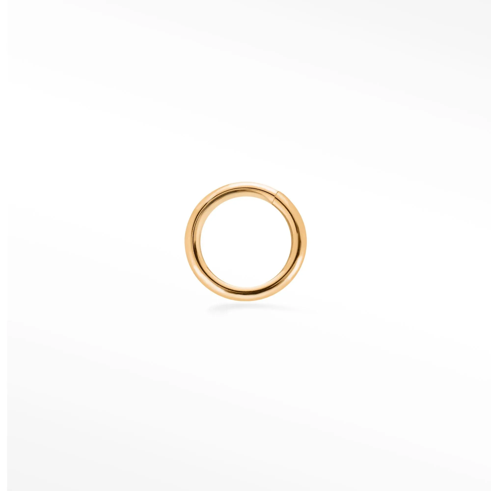 Round Jump Ring Open 10k Rose Gold 24g (0.5mm) for Permanent Jewelry