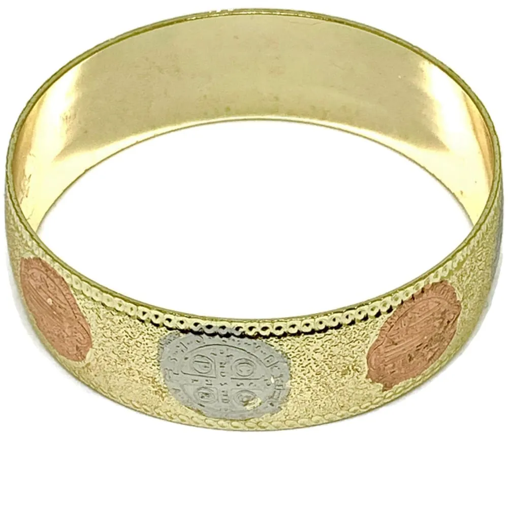 Saint benedetto goldfilled indian bangle