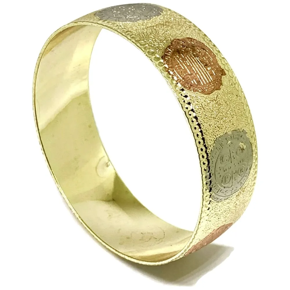 Saint benedetto goldfilled indian bangle