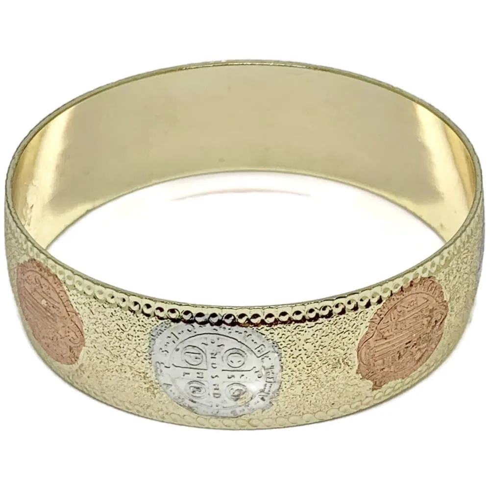 Saint benedetto goldfilled indian bangle